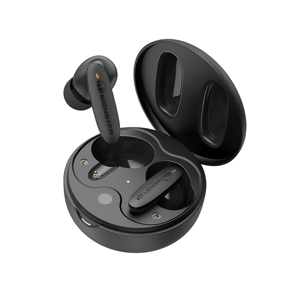 Monster TWS Earphones Clarity 108 AirLinks, Black - Image 2