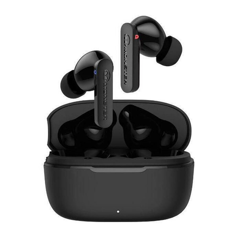 Monster TWS Earphones N-Lite Clear Talk, Black