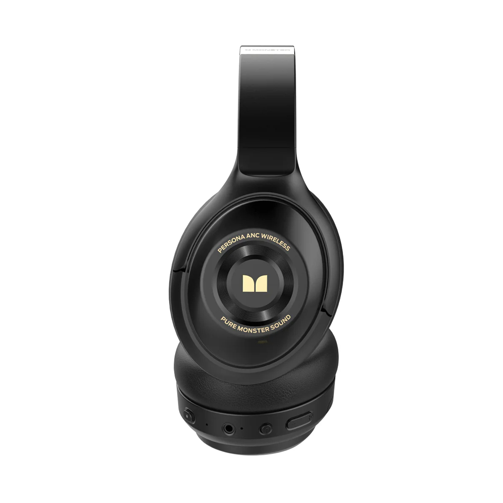 Monster On-Ear Headphones with MIC Bluetooth Persona ANC, Black - Image 3