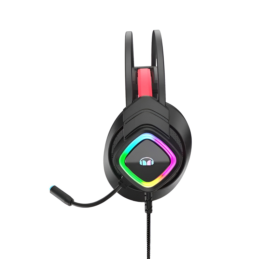 Monster Gaming Headset Mission Bot USB+3.5mm, Black - Image 3