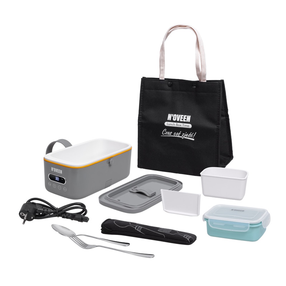 NOVEEN Multi Lunch Box MLB910 Xline 220-240 Volt,22,5x13x9,5 cm,Power 300 W Grey - Image 3