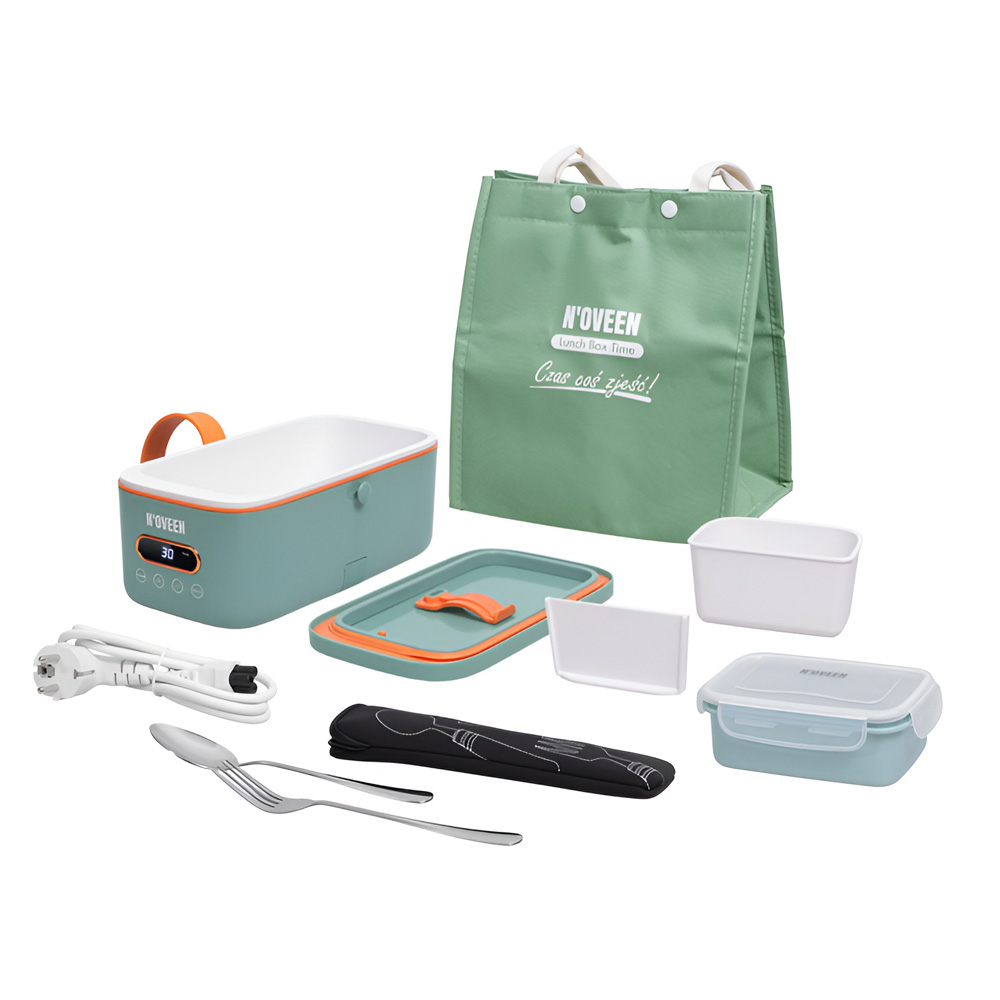 NOVEEN Multi Lunch Box MLB911 Xline 220-240 Volt,22,5x13x9,5 cm,Power 300 W Green - Image 3