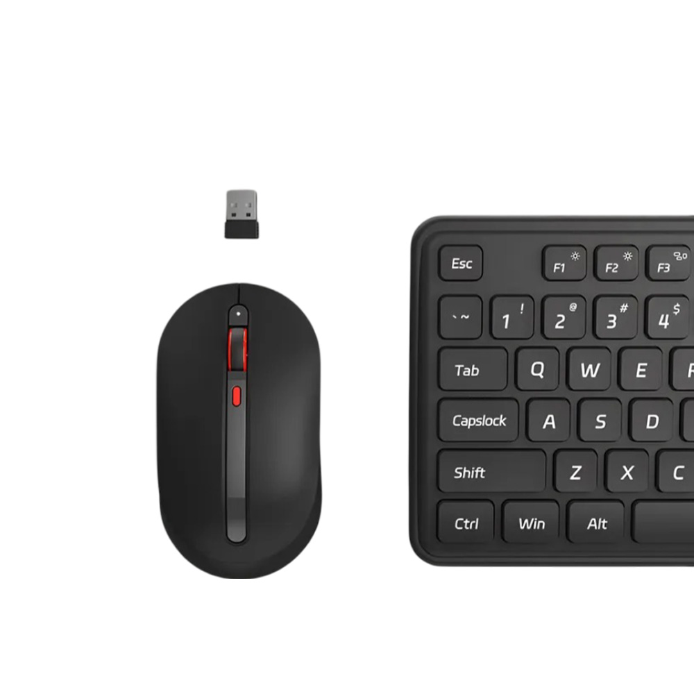 MIIIW Wireless Silent Combo Keyboard and Mouse Gen3, ENG Layout, Black - Image 3