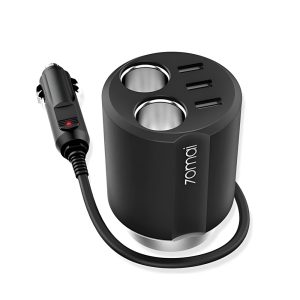 70Mai Car Charger 3xUSB 6A Cigarette Lighter Socket Pro, Black