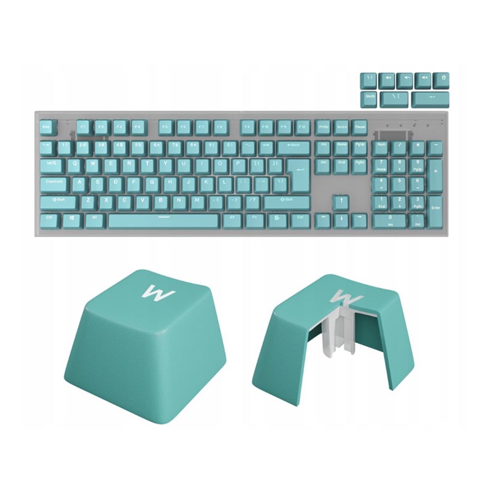 Keycaps Genesis Lead 300 Mint Double Shot - Image 3