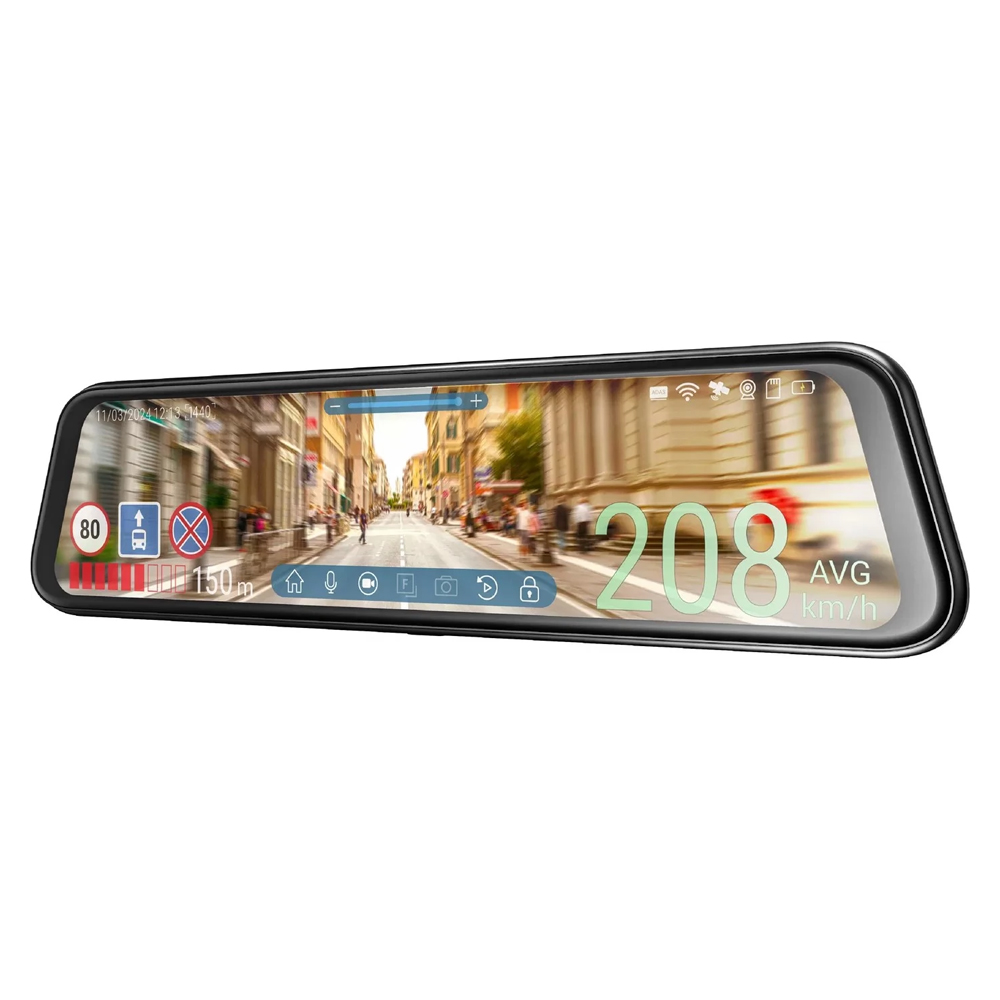 Navitel MR750 Smart 2K Mirror Car Video Recorder + Rear Camera - Image 2