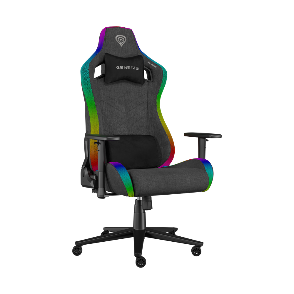 Genesis Chair Trit 660 RGB, Grey - Image 3