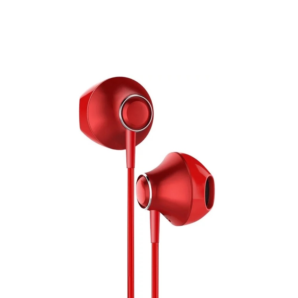 Baseus Half In-Ear Earphones Encok 3.5mm with Mic H06, Red - Image 2