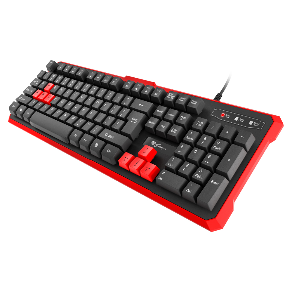 Genesis Keyboard Rhod 110, US Layout, Red - Image 2