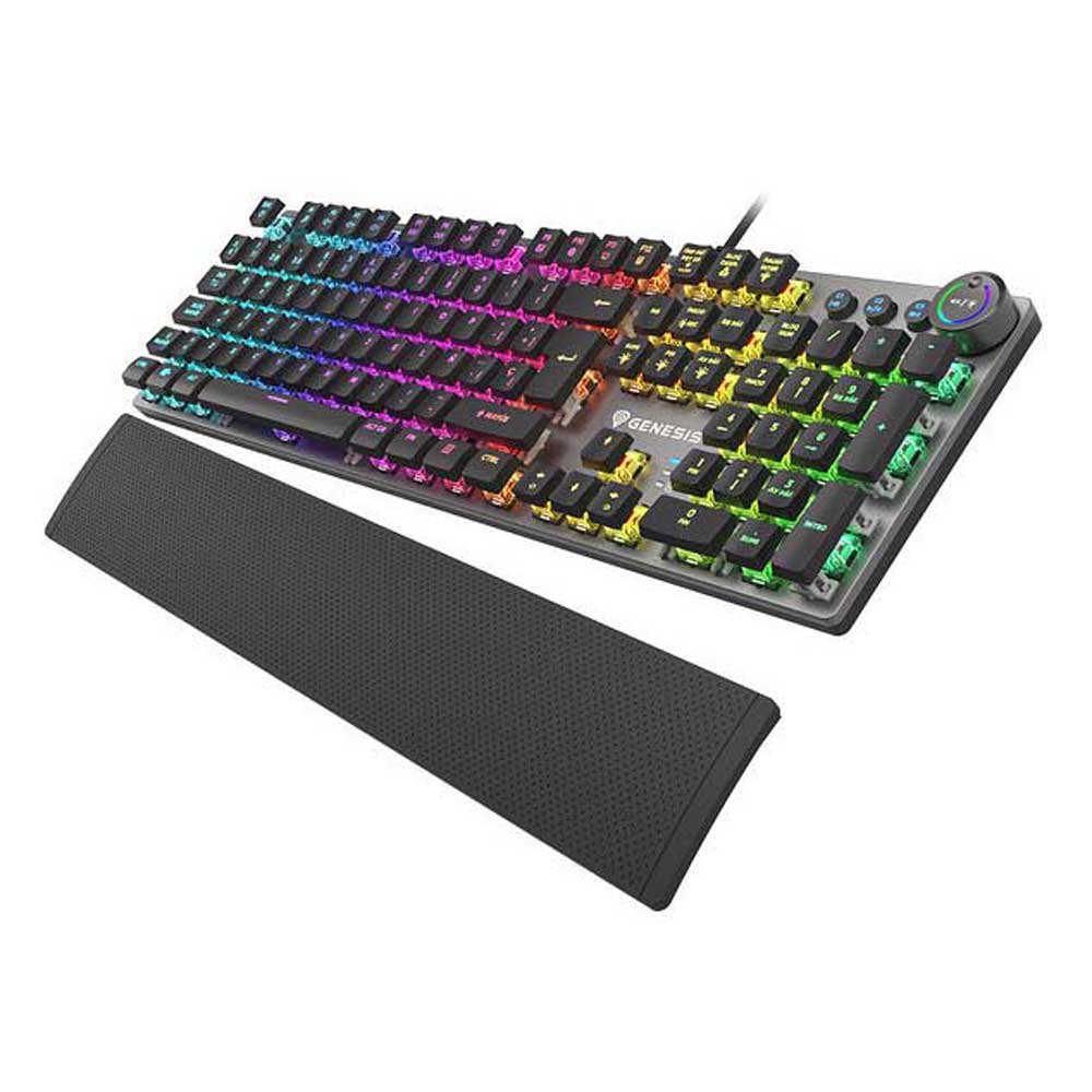 Genesis Mechanical Keyboard Thor 400 Rgb Us Layout Backlight Red Switch Software - Image 2