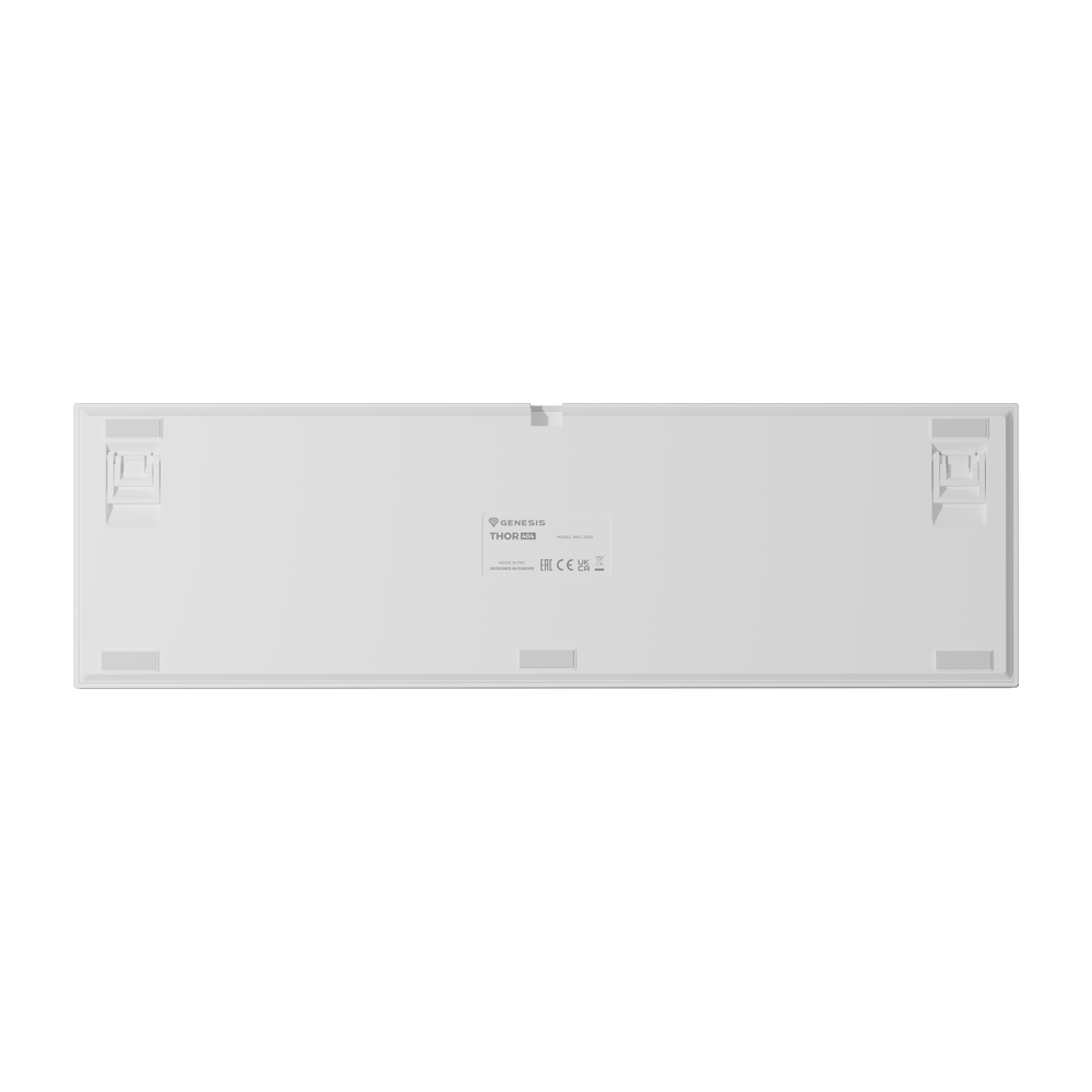 Genesis Mechanical Keyboard Thor 404 US Layout RGB Backlight Mechanical White Oetemu Peach Silent - Image 4