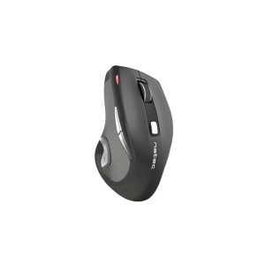 Natec Mouse Jaguar, 2400 DPI, Optical Wireless, Blue Sense, Black-Grey