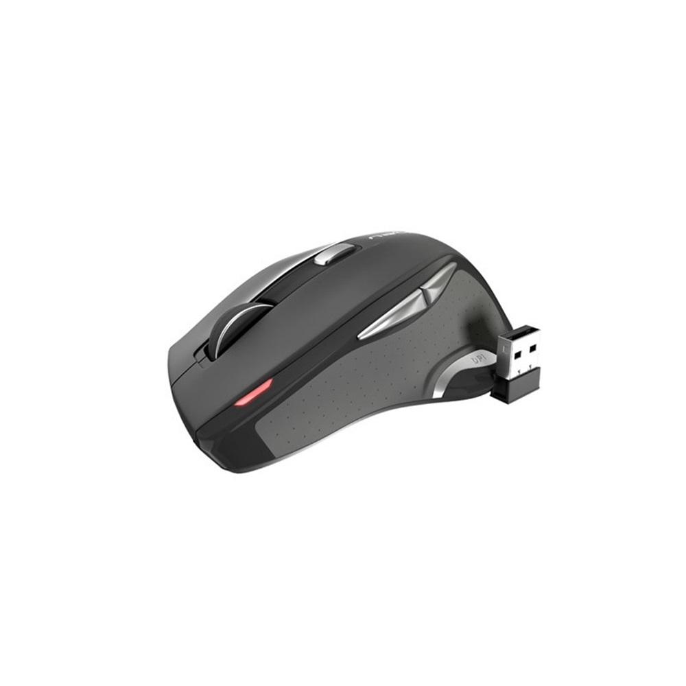 Natec Mouse Jaguar, 2400 DPI, Optical Wireless, Blue Sense, Black-Grey - Image 3