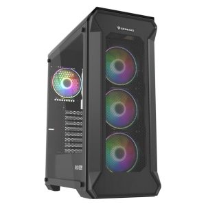 Genesis Case Irid 505, ARGB, Midi, USB 3.0 Panel, 4 Fans Included, Tempered Glass