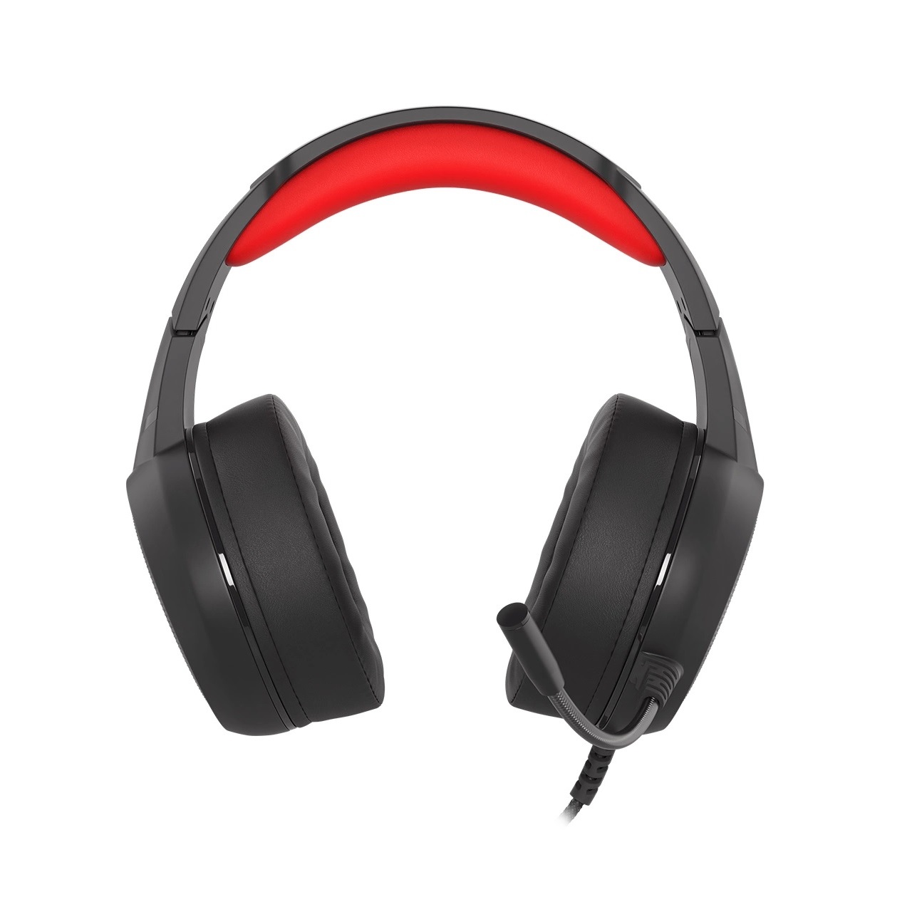 Genesis Headset Neon 200, Stereo, Microphone, RGB Backlight, Black-Red - Image 4