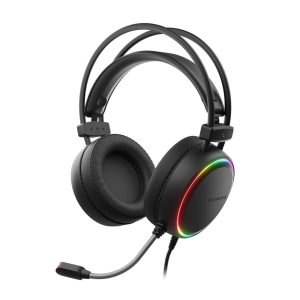 Genesis Headset Neon 613 with Microphone Stereo, RGB, Black
