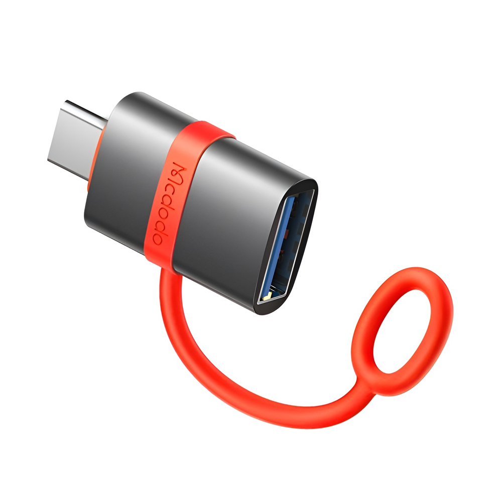 Mcdodo USB-A to Type-C Adapter, Black