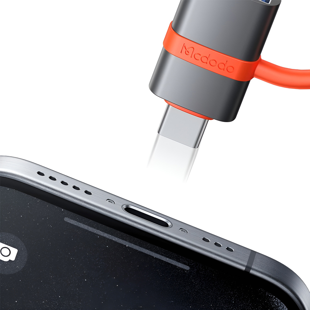Mcdodo USB-A to Type-C Adapter, Black - Image 3