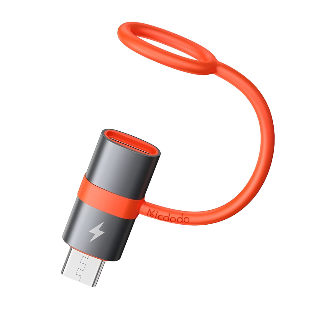 Mcdodo Type-C to Micro USB Adapter, Black - Image 2