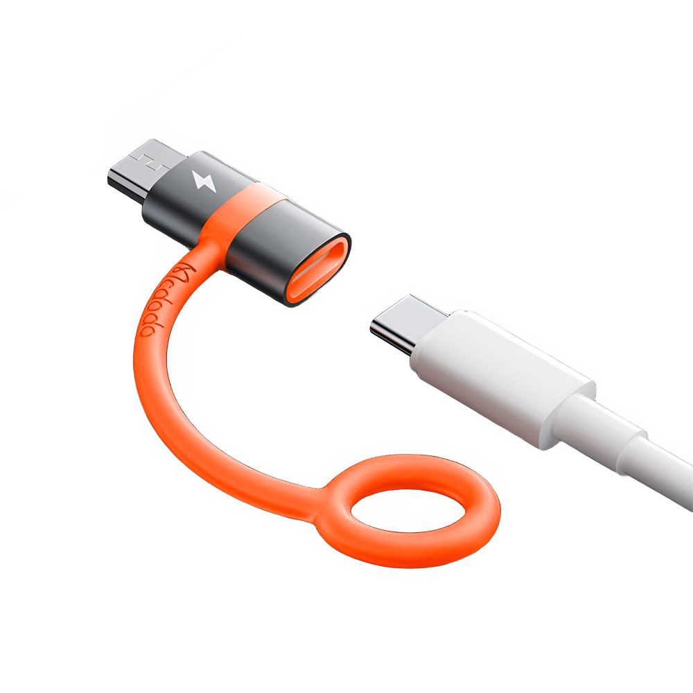 Mcdodo Type-C to Micro USB Adapter, Black - Image 3