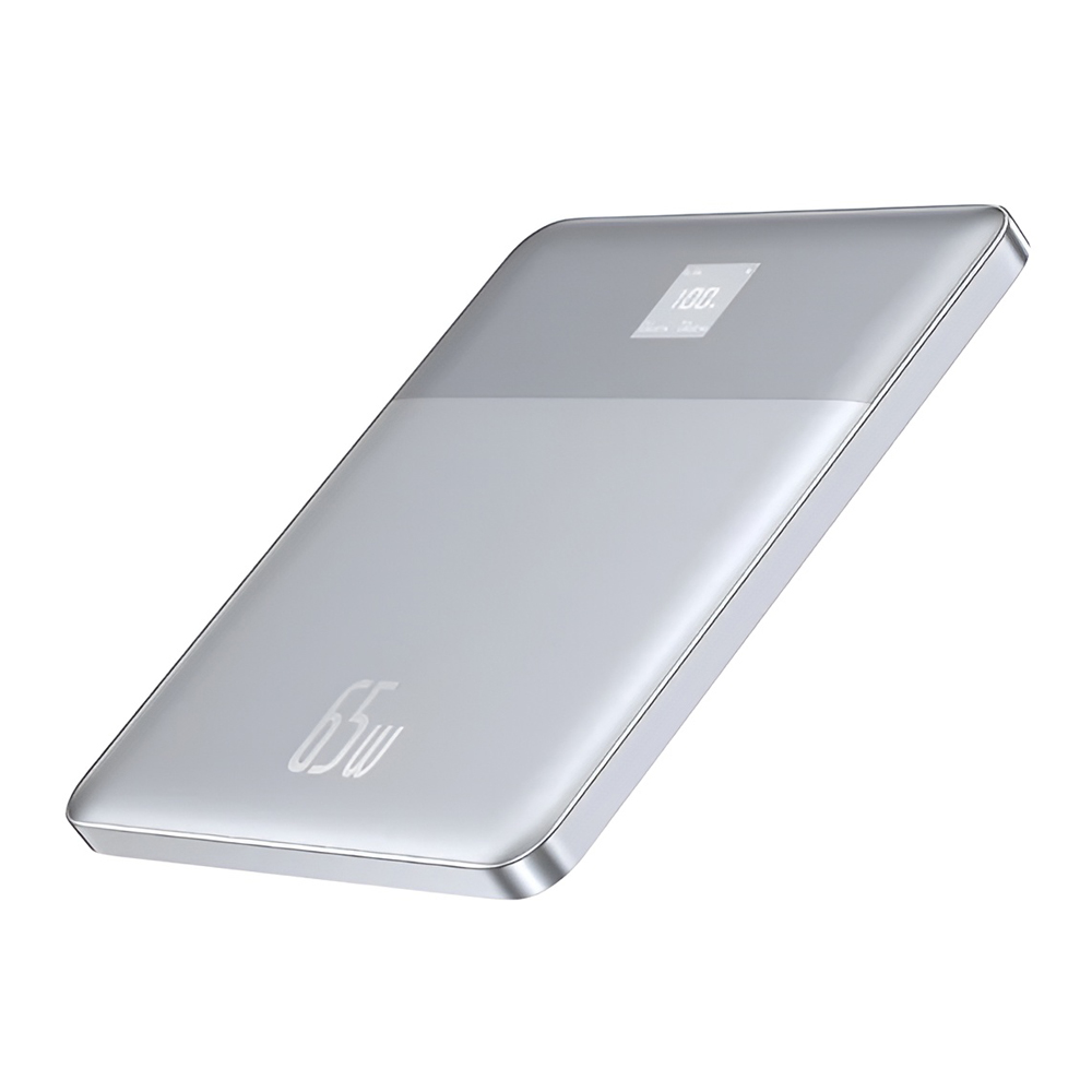Baseus Power Bank Blade 2 12000mAh, 65W, Silver - Image 2