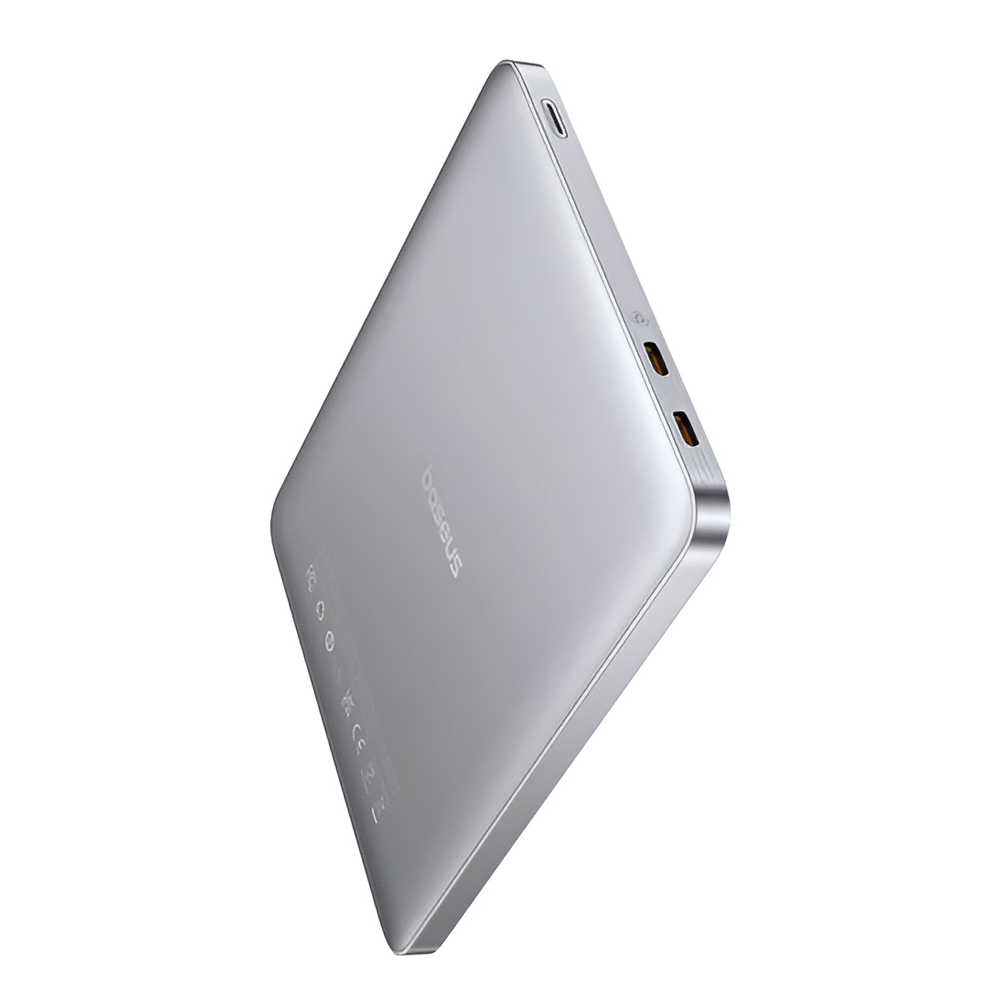 Baseus Power Bank Blade 2 12000mAh, 65W, Silver - Image 3