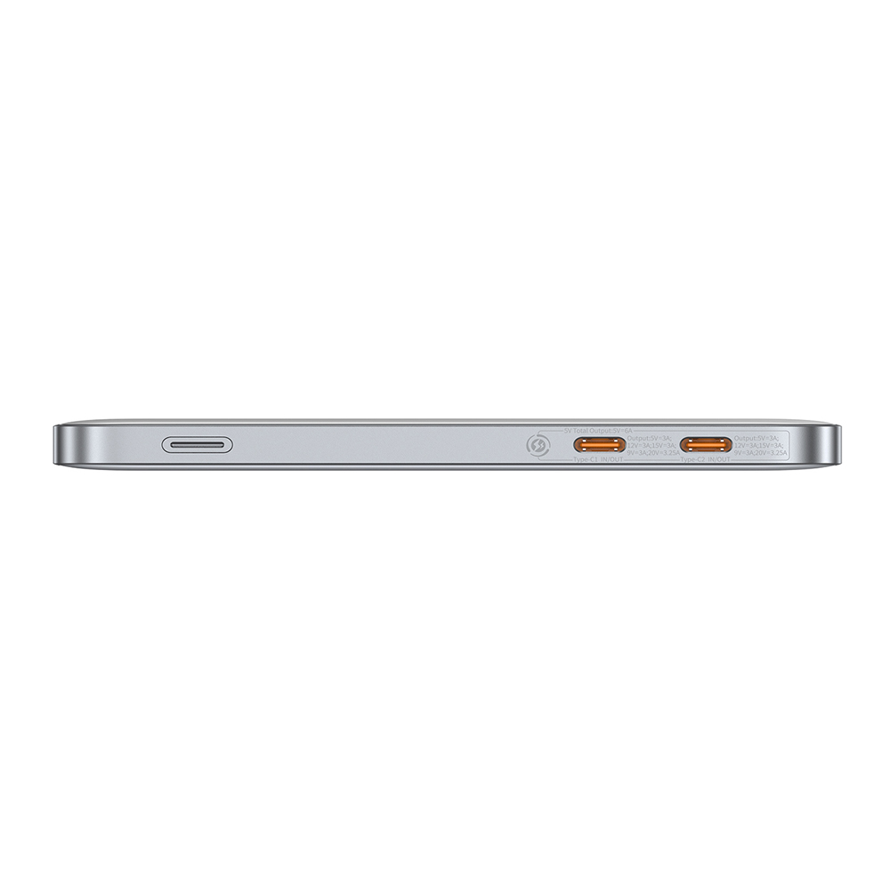 Baseus Power Bank Blade 2 12000mAh, 65W, Silver - Image 4