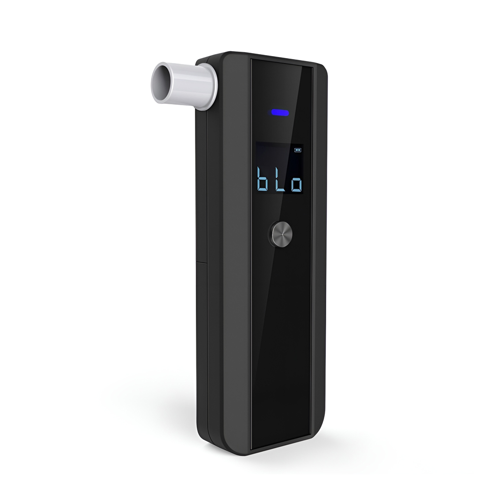 Portable Digital Alcohol Tester Professional AT188, Black - Image 2