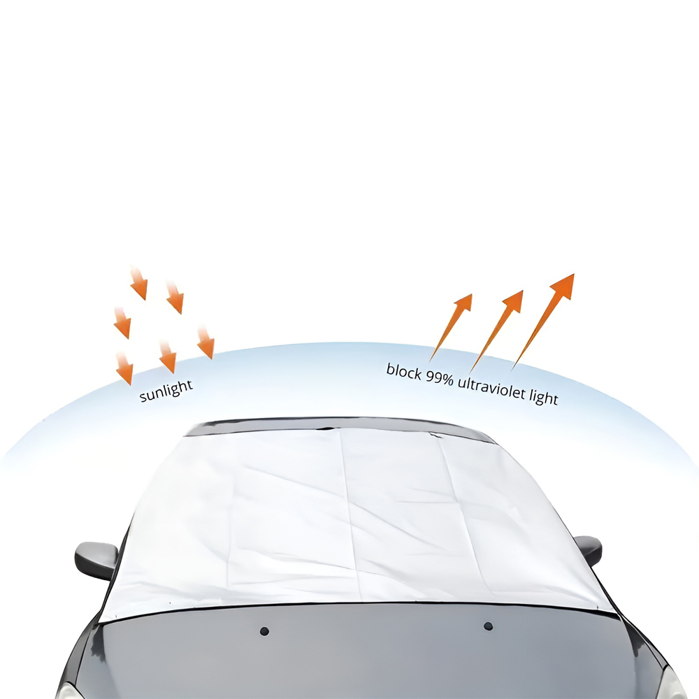 Portable Folding Car Windshield Cover - Image 3