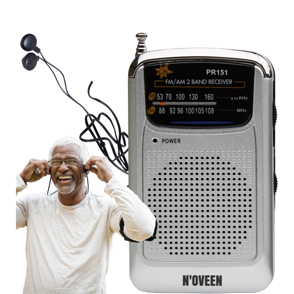 NOVEEN Portable Radio PR151 Silver - Image 3