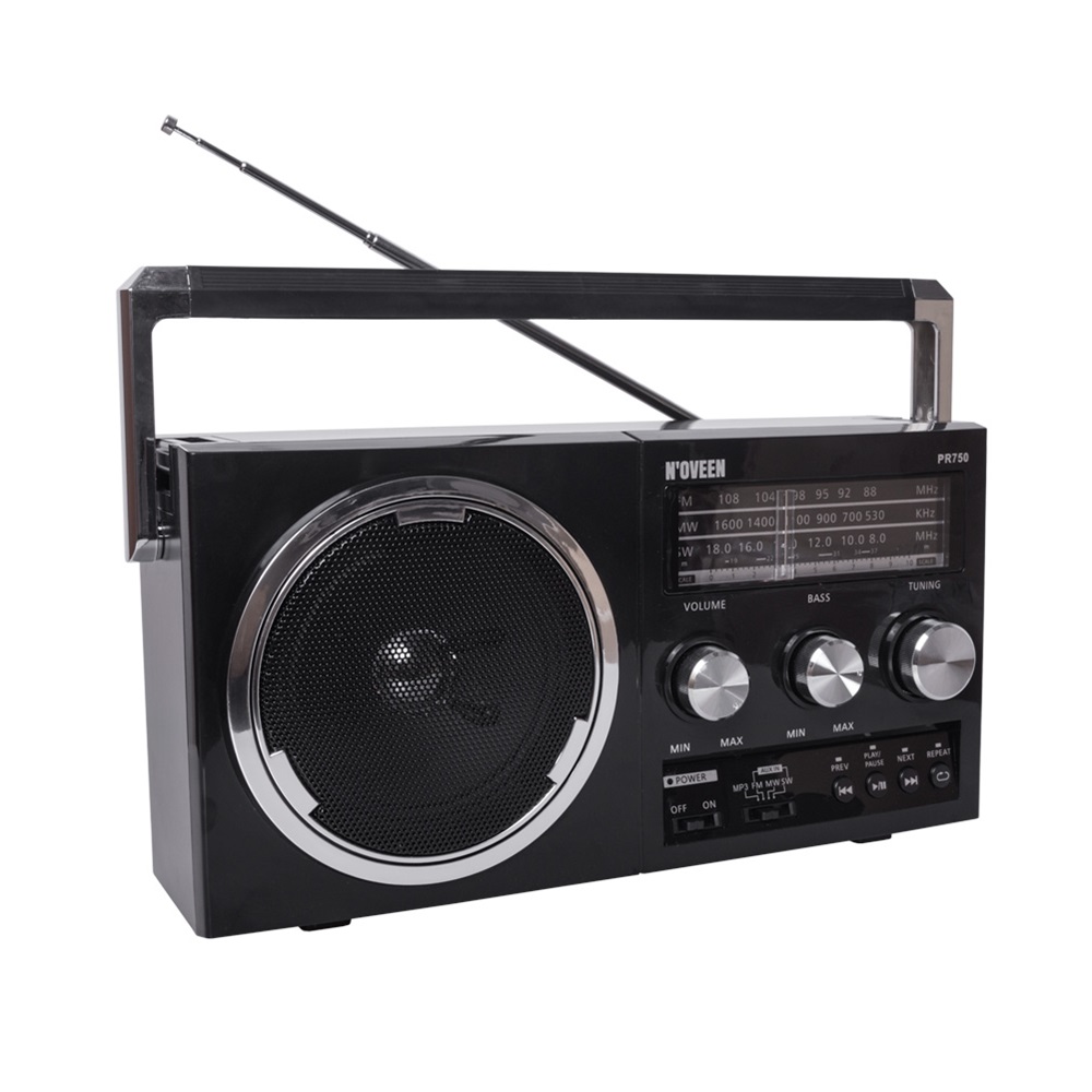 NOVEEN Portable Radio PR750 Black