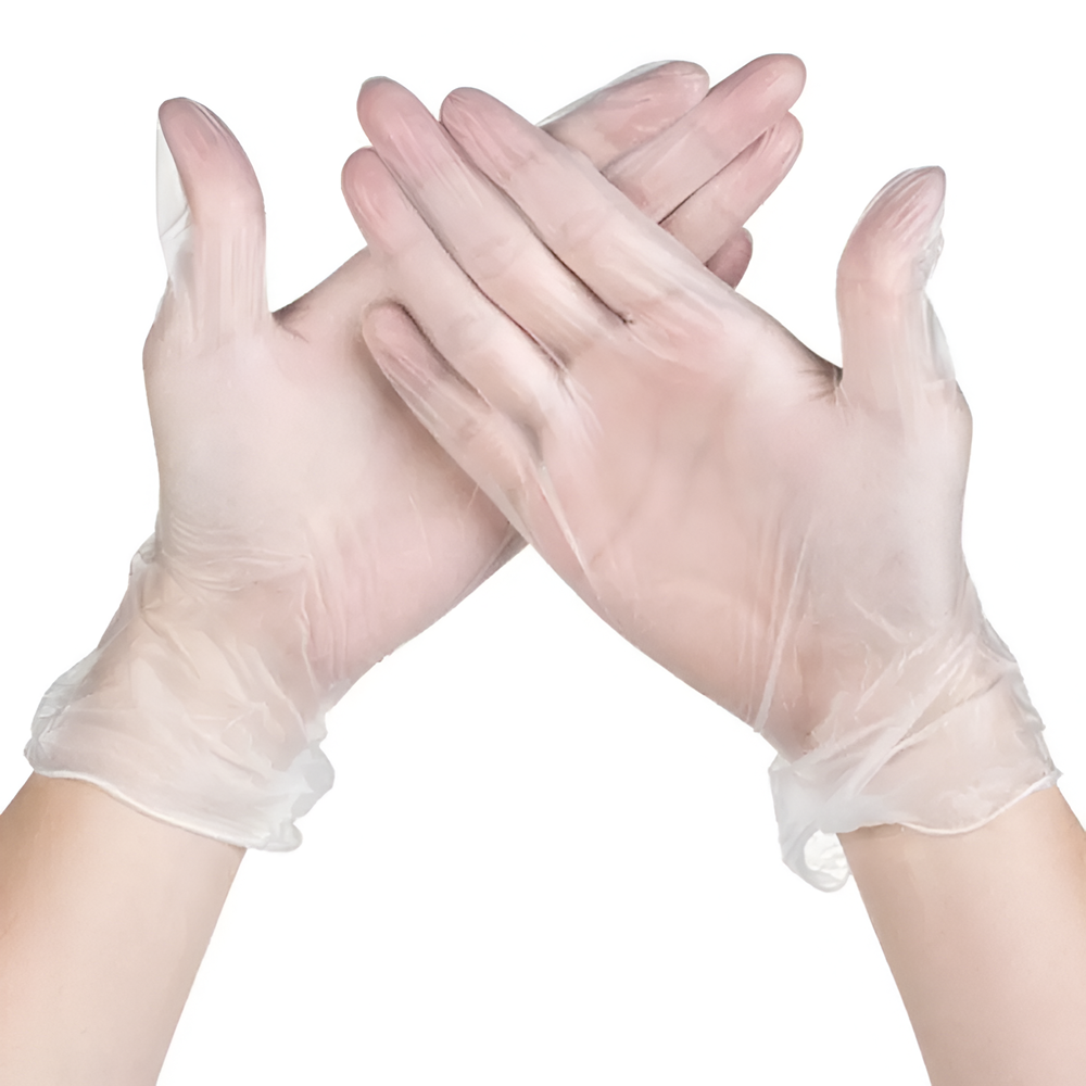 Protective PVC Gloves M. 100pcs/box. - Image 2