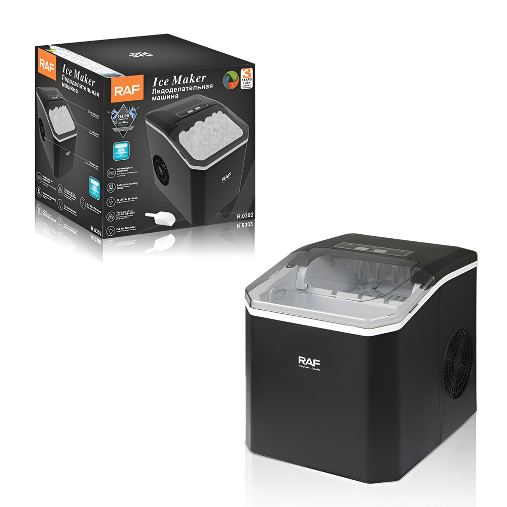 Raf Ice Maker R.0302, Black - Image 4