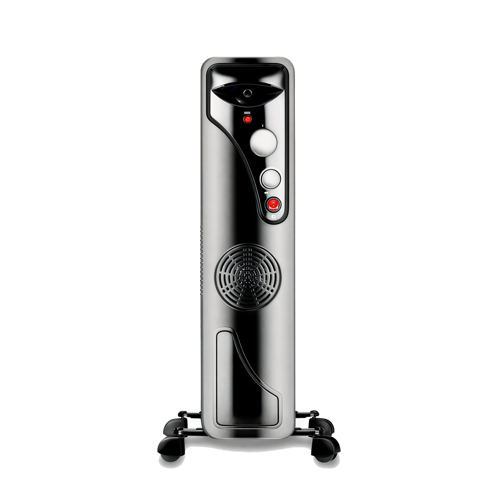 Raf Oil Radiator + Turbo Fan R.1129B, 11 Sections, 2900W, Black - Image 3