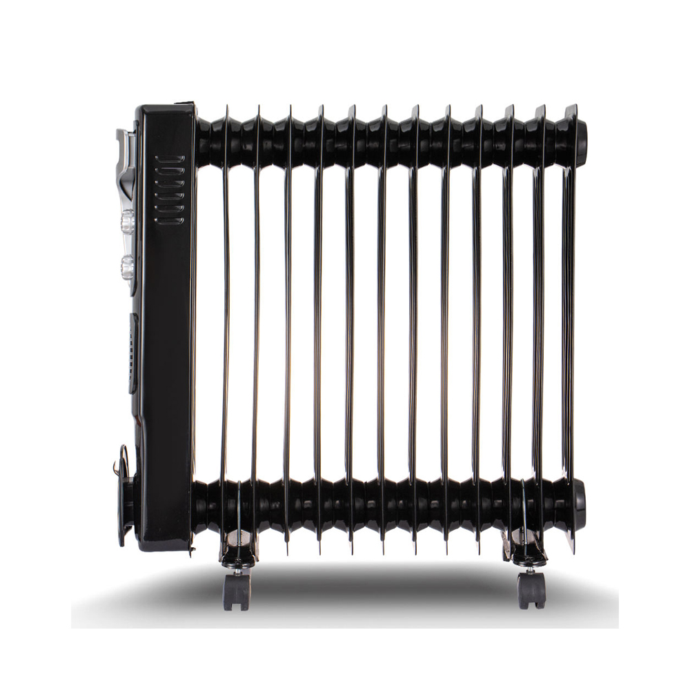 Raf Oil Radiator + Turbo Fan R.1329B, 13 Sections, 2900W, Black - Image 3