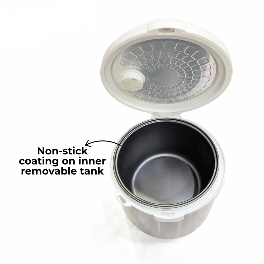 Raf Electric Cooker, 5L, R.166W, 900W, White - Image 3