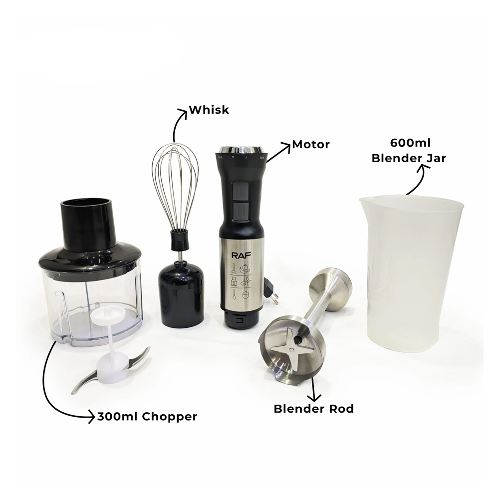 Raf Blender Set 4in 1 R.292, 600W - Image 3