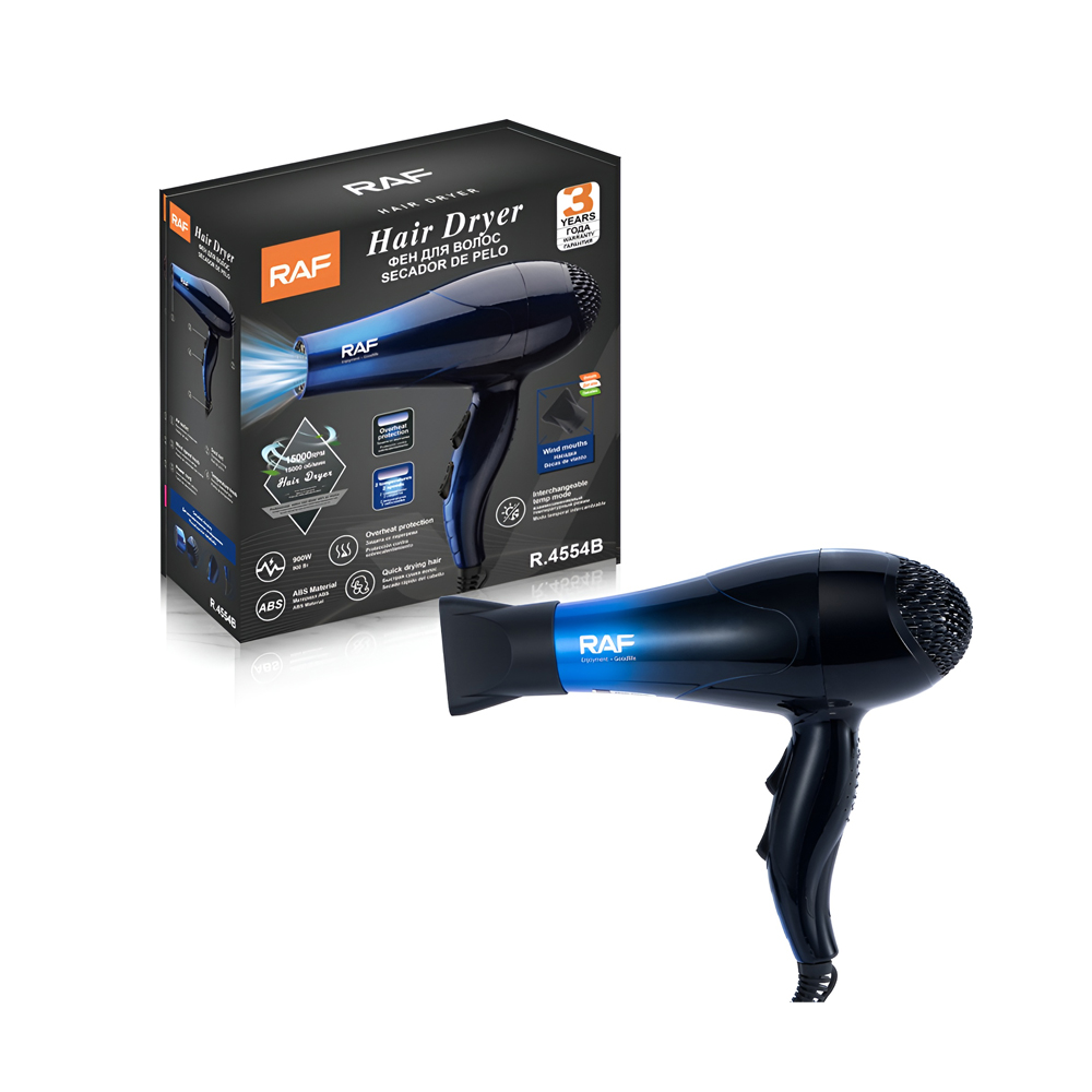 Raf Hair Dryer R.4554B, 900W, Blue - Image 2