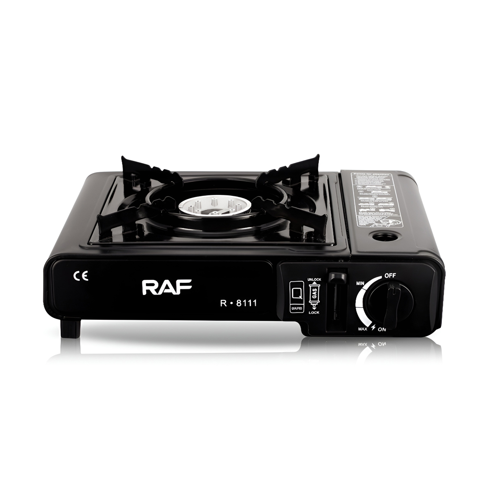 Raf Portable Gas Stove R.8111, Black