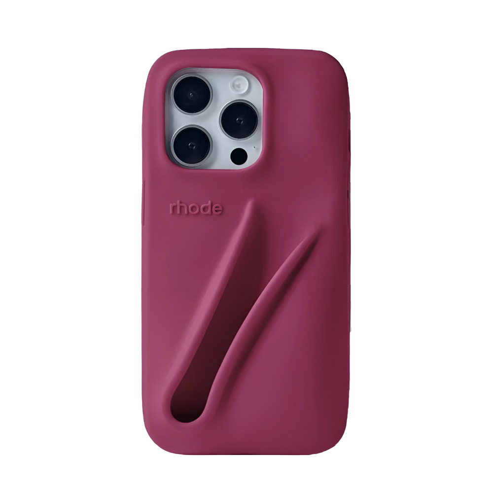 Rhode Lip Tint Phone Case iPhone 16, Raspberry Jelly - Image 2
