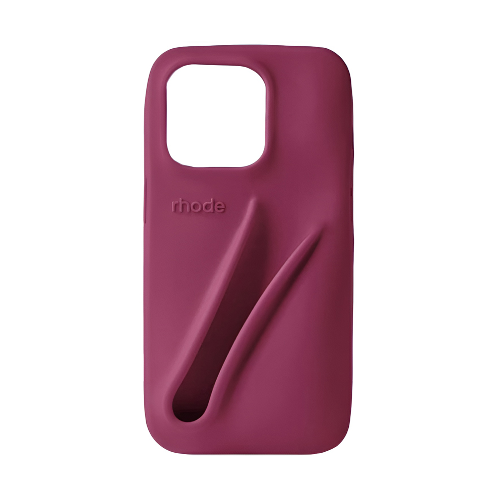 Rhode Lip Tint Phone Case iPhone 16, Raspberry Jelly - Image 3