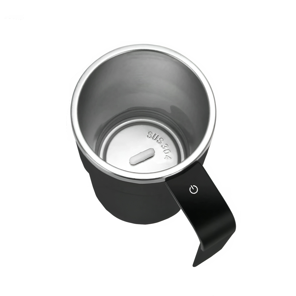 Smart mug self mixing with temperature display 380ml, Black - Image 3