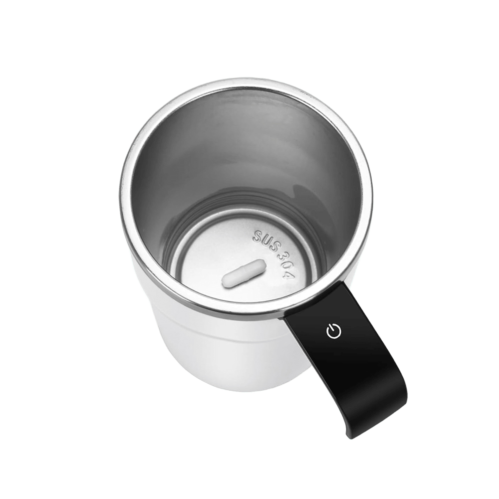 Smart mug self mixing with temperature display 380ml, White - Image 3