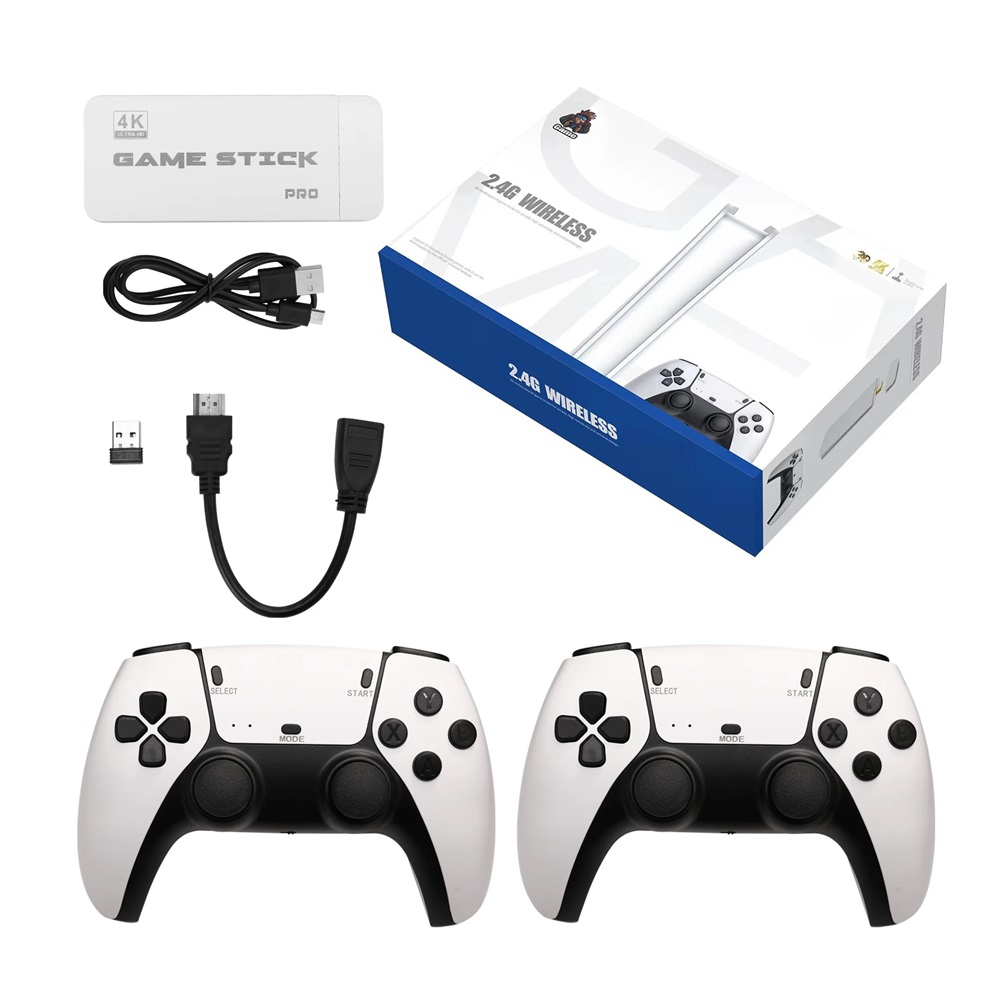 Retro Game Console M15 Pro 64GB 20000 Games, White - Image 2