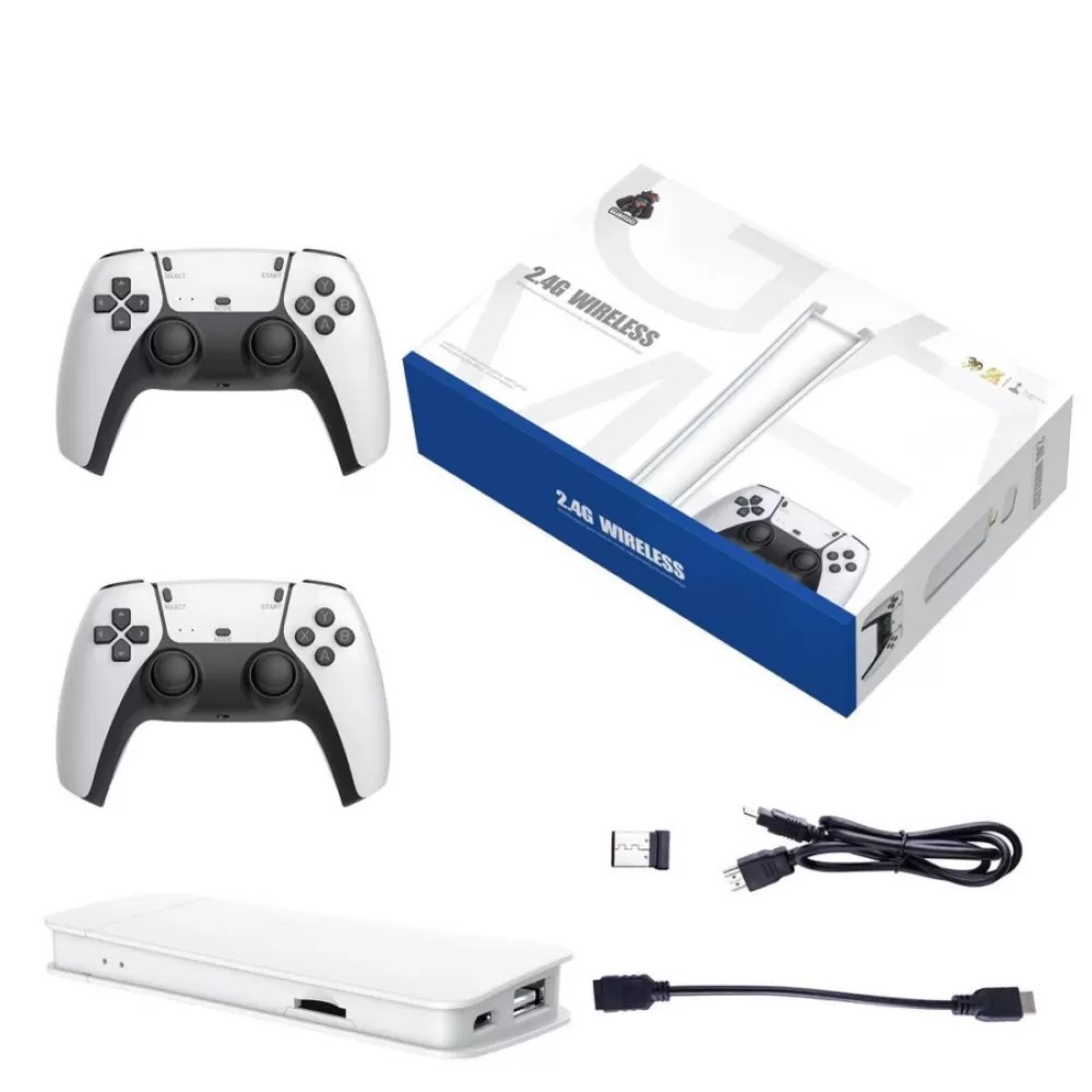 Retro Game Console M15 Pro 64GB 20000 Games, White - Image 3