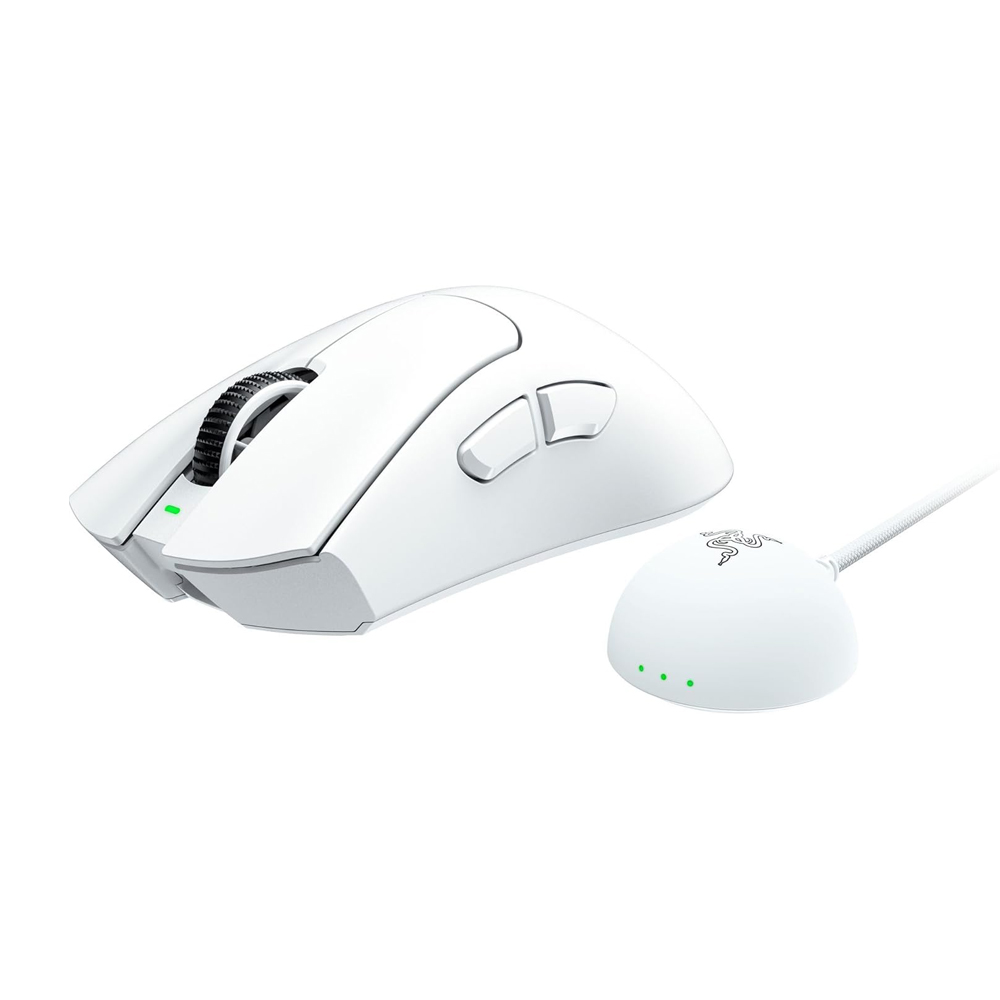 Razer Mouse Deathadder V4 Pro Wireless, White Edition - Image 3