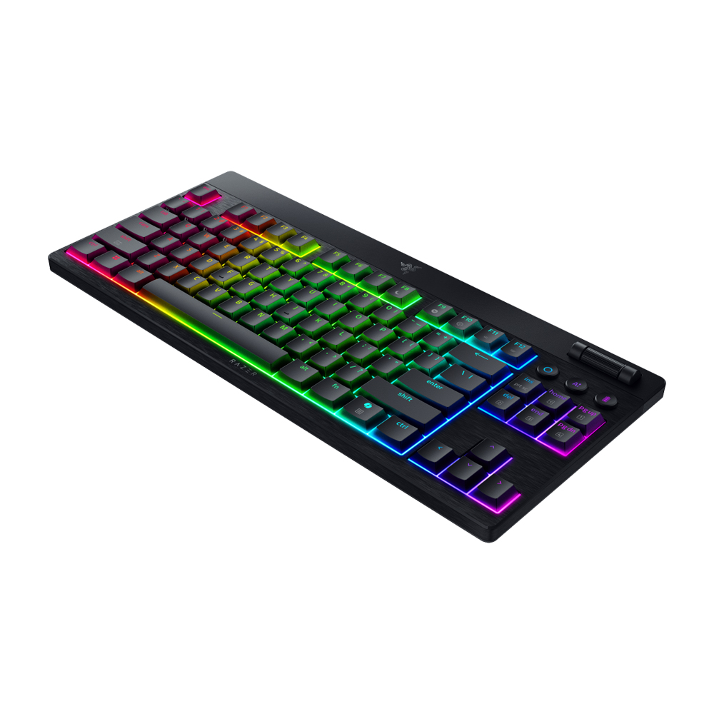 Razer Keyboard Mechanical BlackWidow V4 Tenkeyless HyperSpeed Wireless (Yellow Switch) US Layout - Image 2