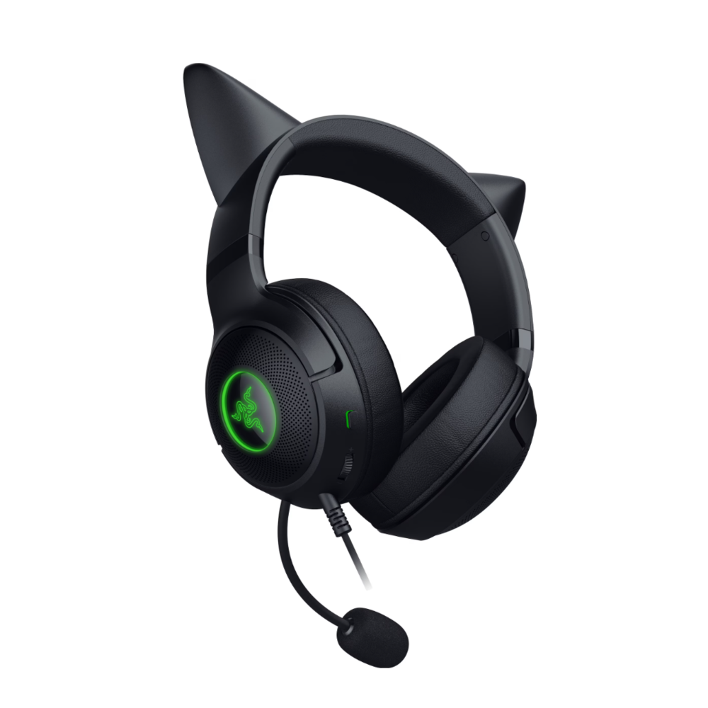 Razer Kraken Kitty - Chroma USB Gaming Headset - Black - Image 3