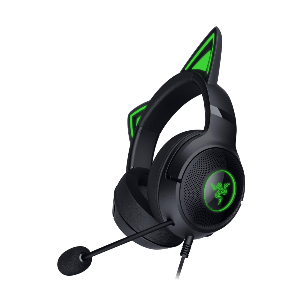Razer Kraken Kitty - Chroma USB Gaming Headset - Black - Image 4