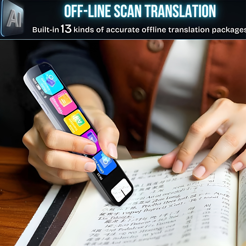 Translation Pen S08B 134 Languages/13 offline, 3.93", 1/8 GB, 820mAh, White - Image 2